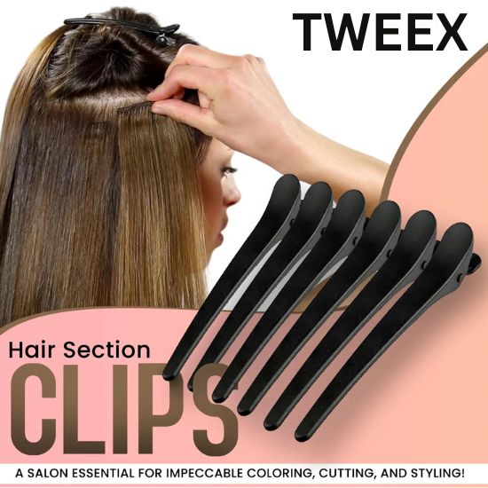Salon Essentials Carbon Hair Clips
