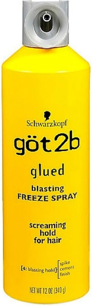 Schwarzkopf Got2b Glued Blasting Freeze Spray, 12 OZ