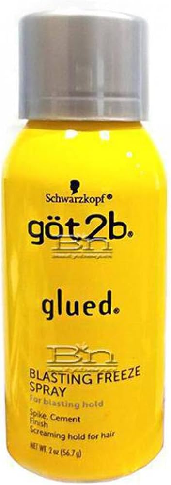 Schwarzkopf Got2b Glued Blasting Freeze Spray, 2 OZ