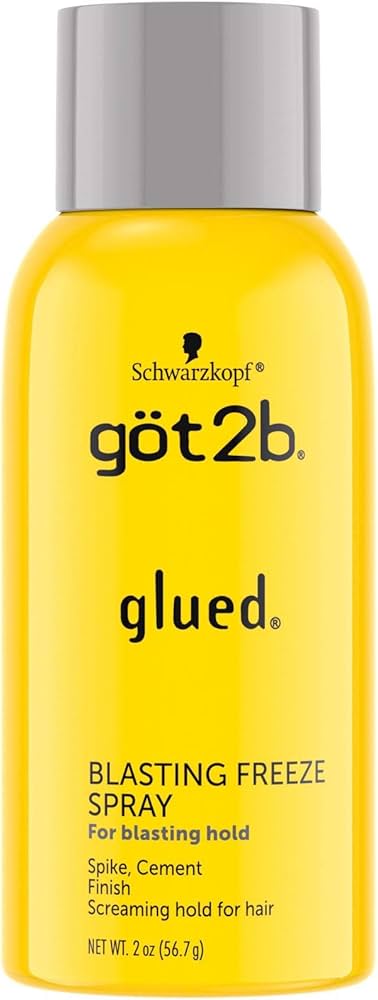 Schwarzkopf Got2b Glued Blasting Freeze Spray, 2 OZ