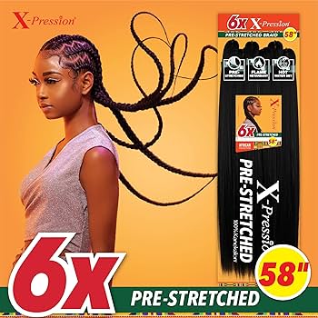 Sensationnel Braids African Collection 6X X-Pression Pre-Stretched Braid 58" (1-PACK  2)
#2