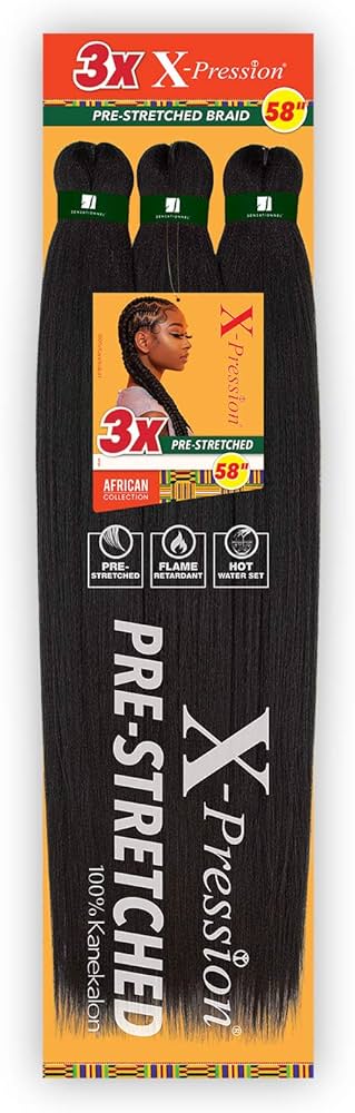 Sensationnel X-Pression Pre-Stretched Braid 58 in 1-PACK