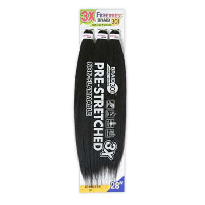 Shake-N-Go FreeTress 3X Braid 301 28" Pre-Stretched (FLAMINGO)