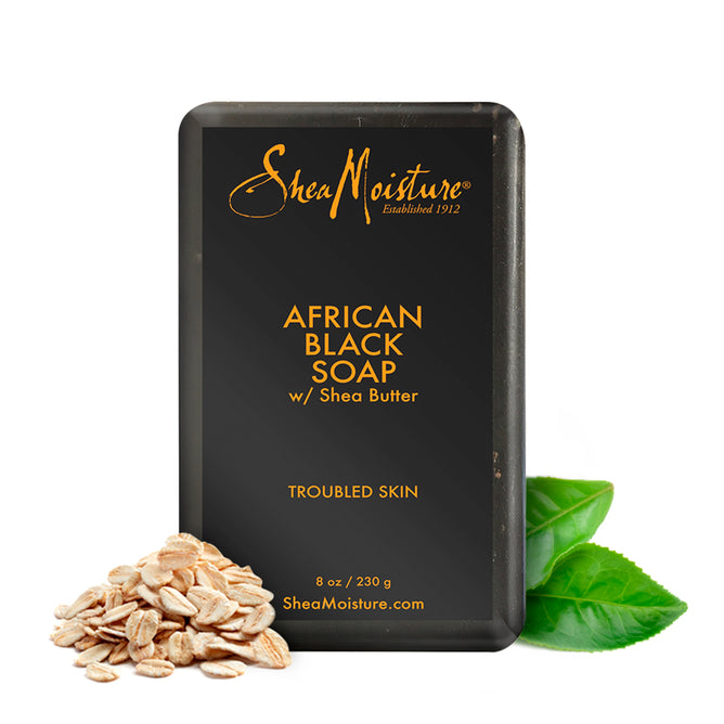 SheaMoisture African Black Soap with Shea Butter, 8 oz