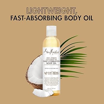 SheaMoisture Coconut Oil Daily Hydration Body Oil, 8 OZ