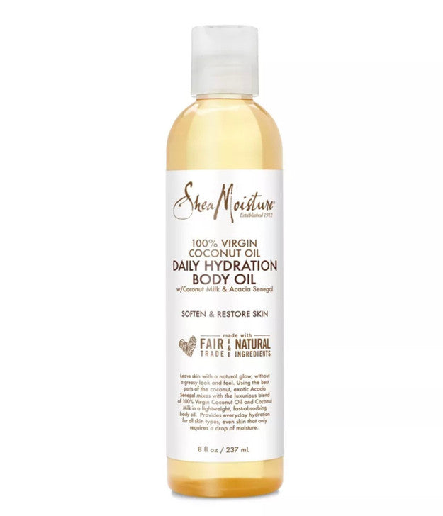 SheaMoisture Coconut Oil Daily Hydration Body Oil, 8 OZ