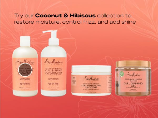 Shea Moisture Curl Enhancing Smoothie Coconut Hibiscus 12oz
