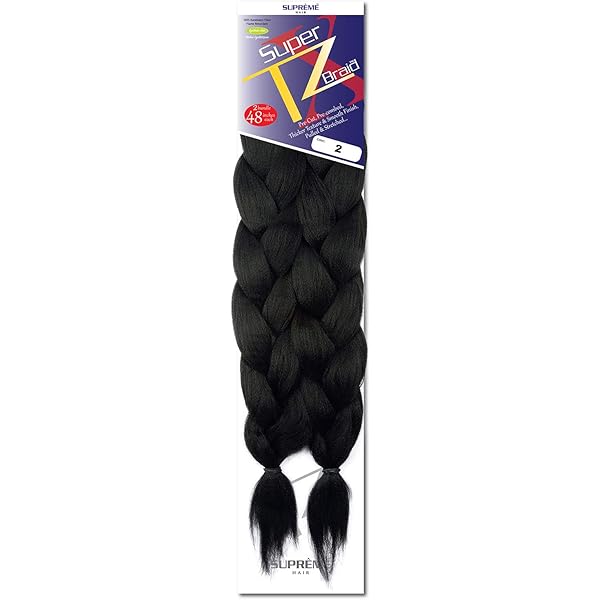 Supreme Hair Super XTZ Braid Off Black - One Size