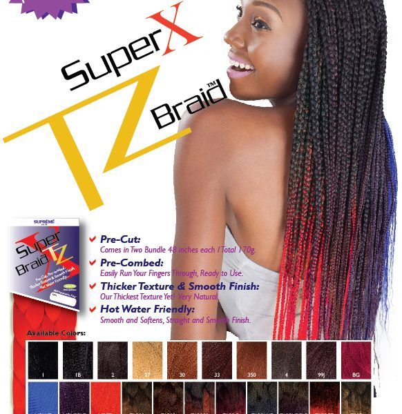 Supreme Super X Braid Hair Extensions #1