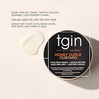Tgin Honey Curls Custard, 12 Oz