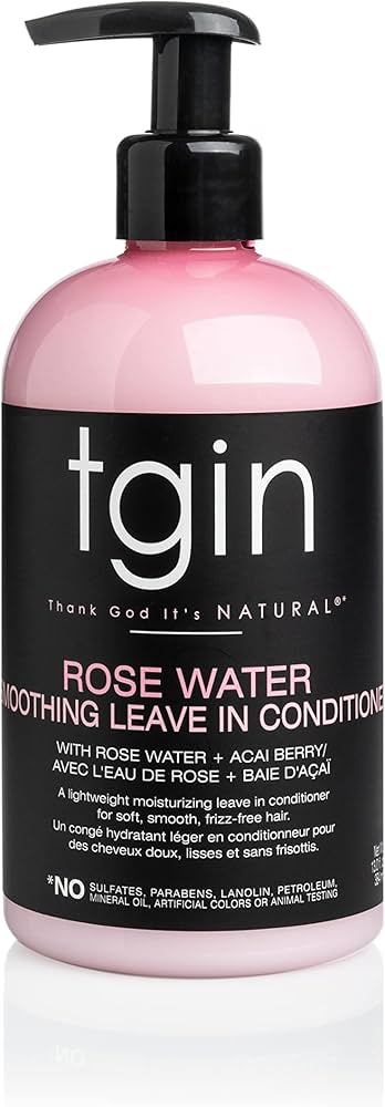 Tgin Rose Water Leave-In Conditioner, 13 OZ