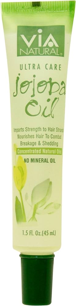 Via Natural Jojoba Oil, 100% Natural, 1.5 Fl Oz