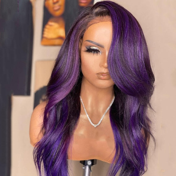 Wavy Ombre Lace Front Wig