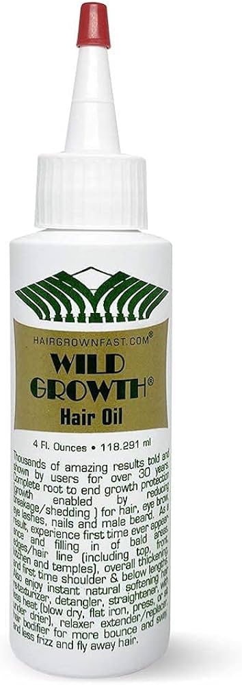 Wild Growth Hair Oil 4oz – Promotes Natural Growth & Strength