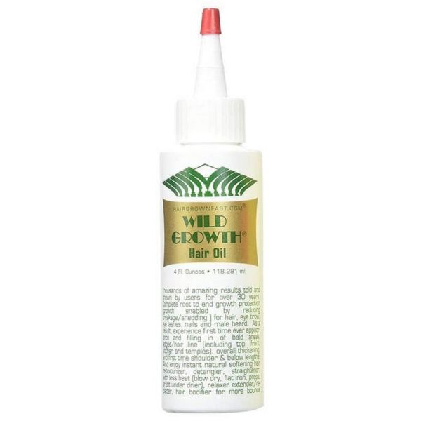 Wild Growth Hair Oil 4oz – Promotes Natural Growth & Strength
