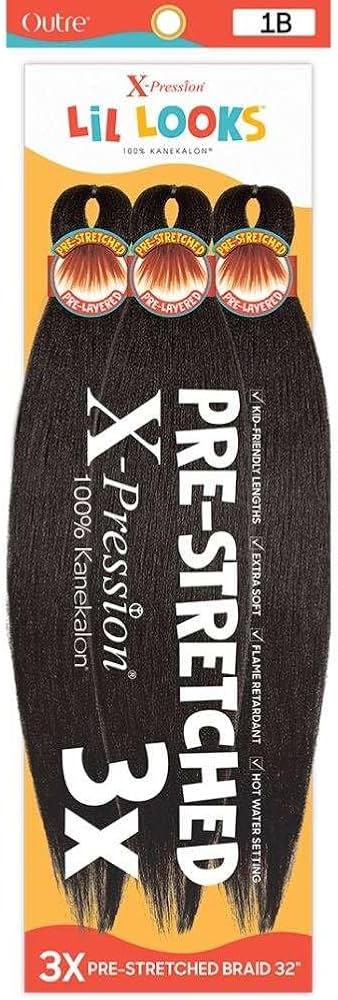 X-Pression Lil Looks Pre-Stretched Hair #4