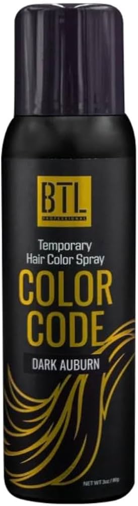 BTL Color Code Temporary Hair Color Spray Brown 3 Oz