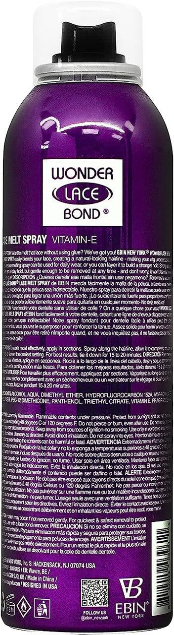 EBIN NEW YORK Wonder Lace Bond Melt Spray 2.7 oz Pack of 1