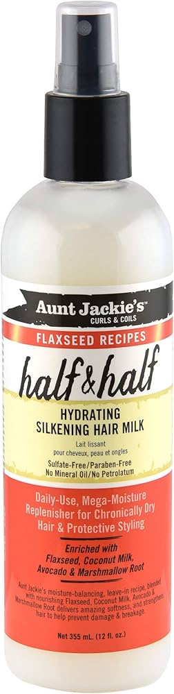 Aunt Jackie's Half N Half Hair Milk 12 oz