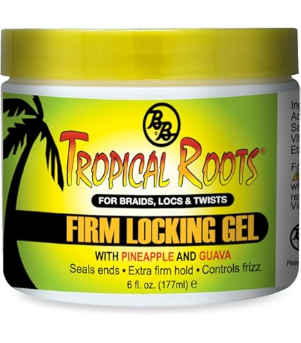 Bronner Brothers Tropical Roots Locking Gel 6 oz Frizz-Free