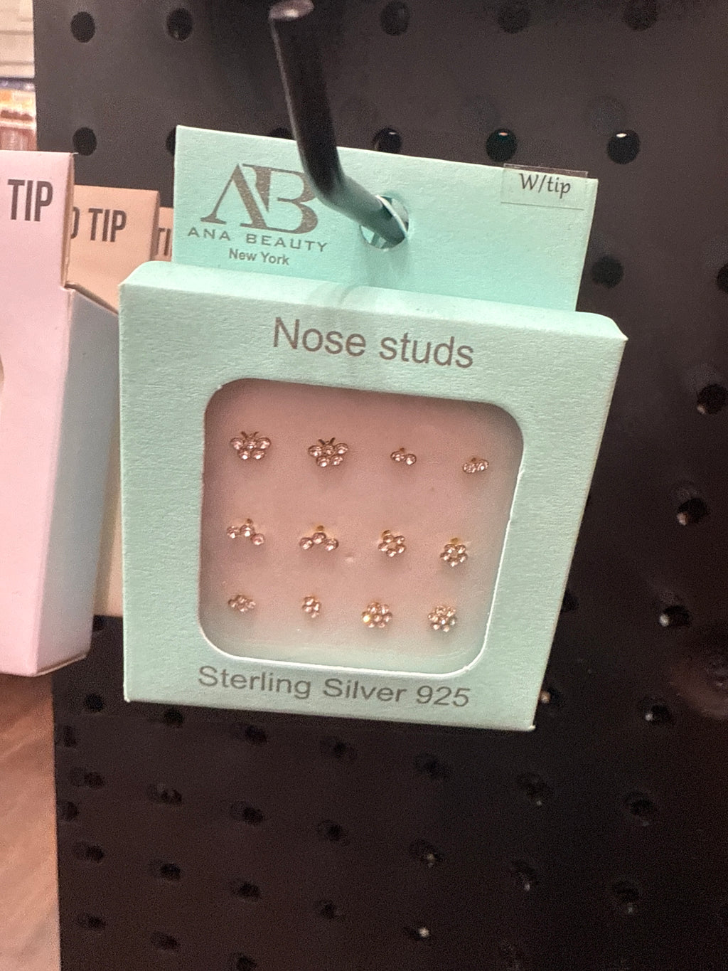 Ana Beauty Sterling Silver Nose Studs