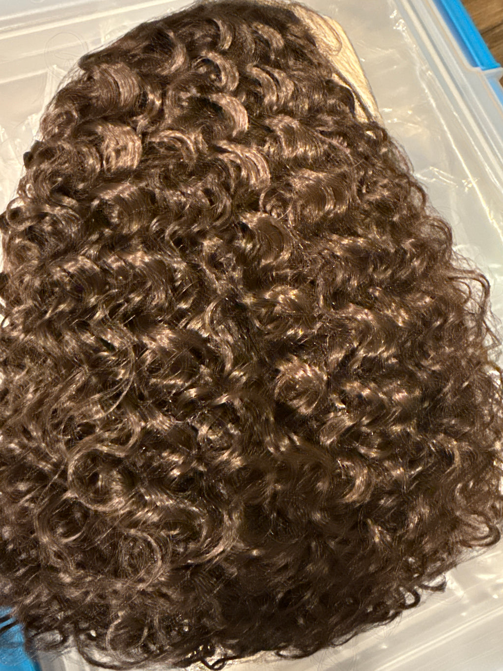 Curly Brown Hair Wig