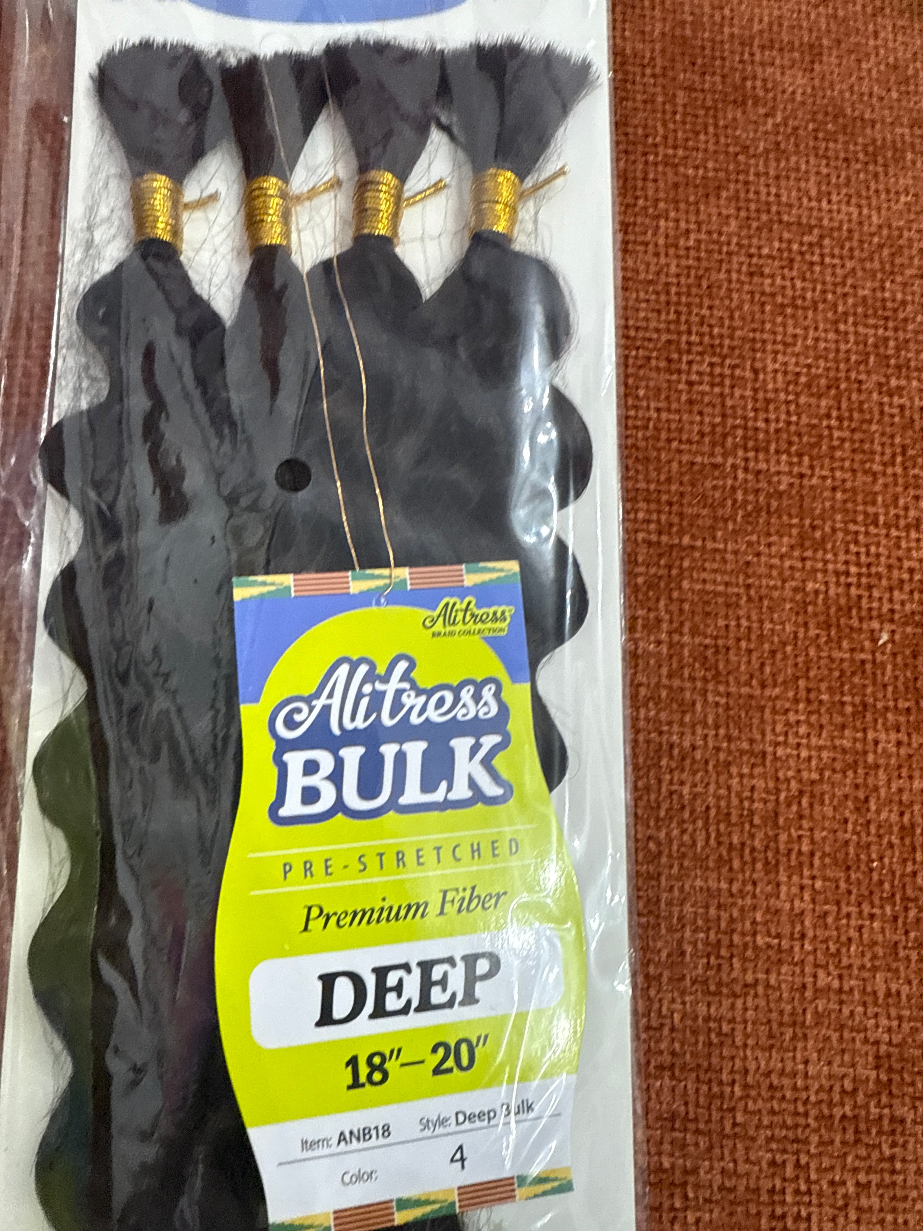 Alitress Bulk Deep 18-20" Hair