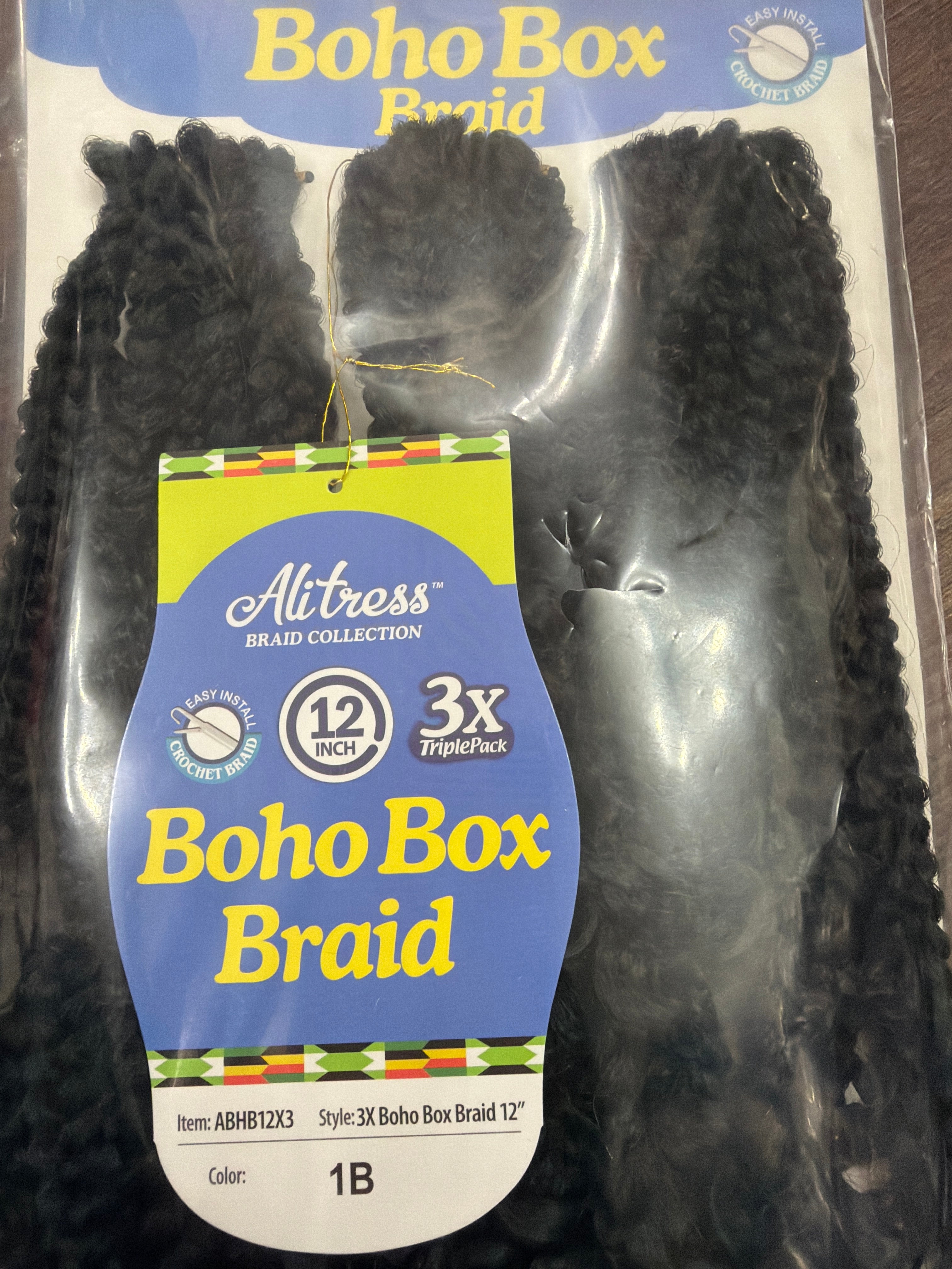 Alitress Boho Box Braid 12"