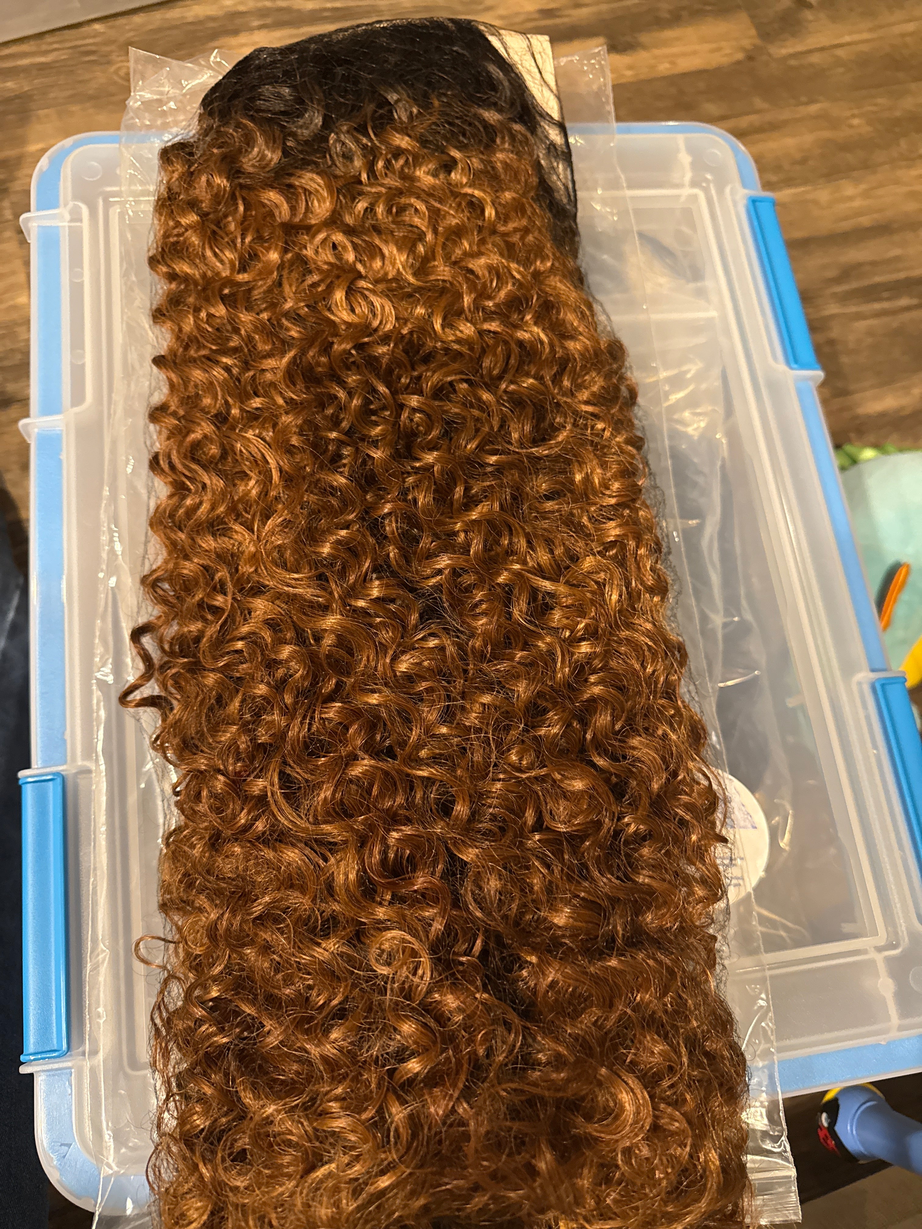 Curly Ombre Hair Wig