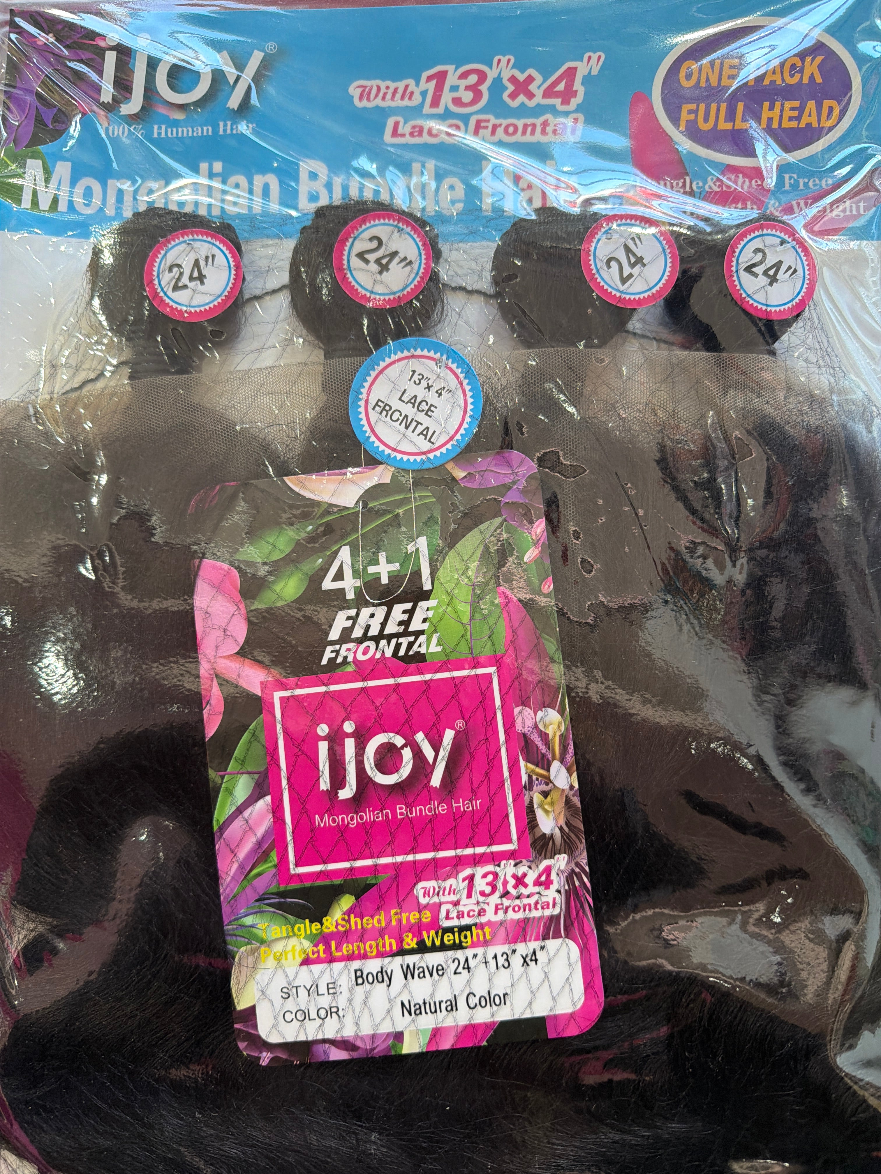 iJoy Mongolian Body Wave Hair (H005JB) 24 Inch