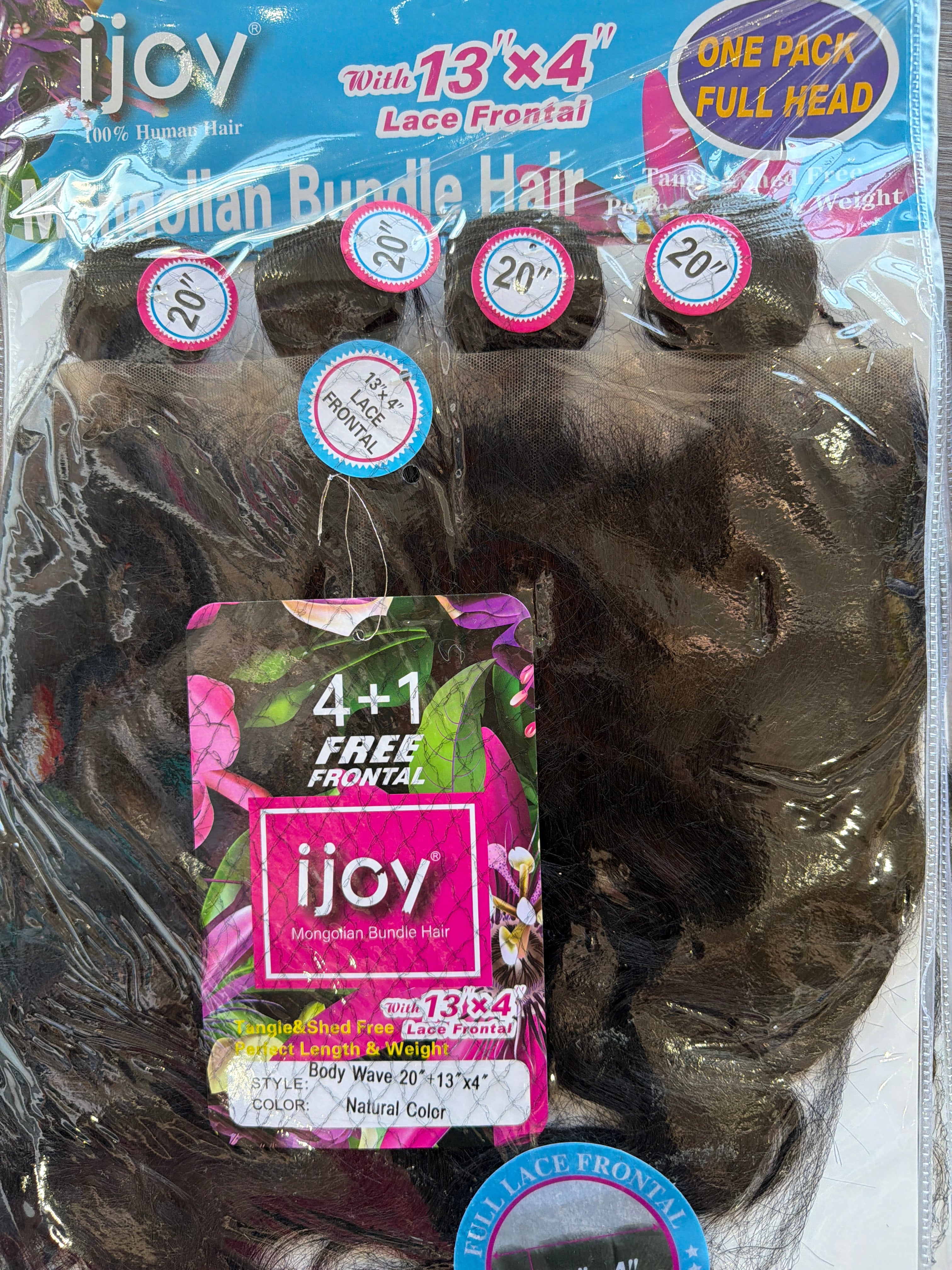Ijoy Mongolian Bundle Hair (H005N3) 20" Body Wave