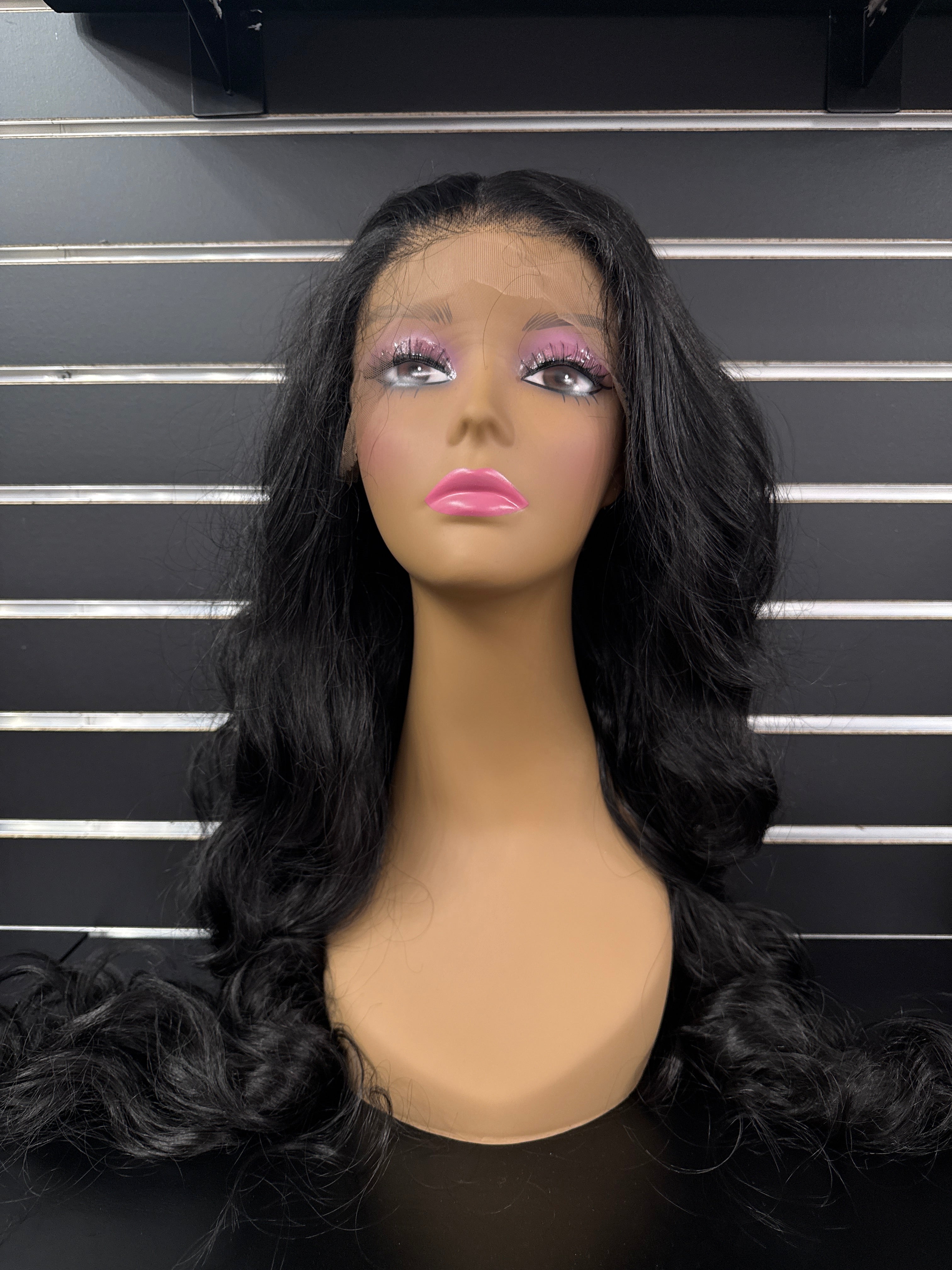Long Black Wavy Wig