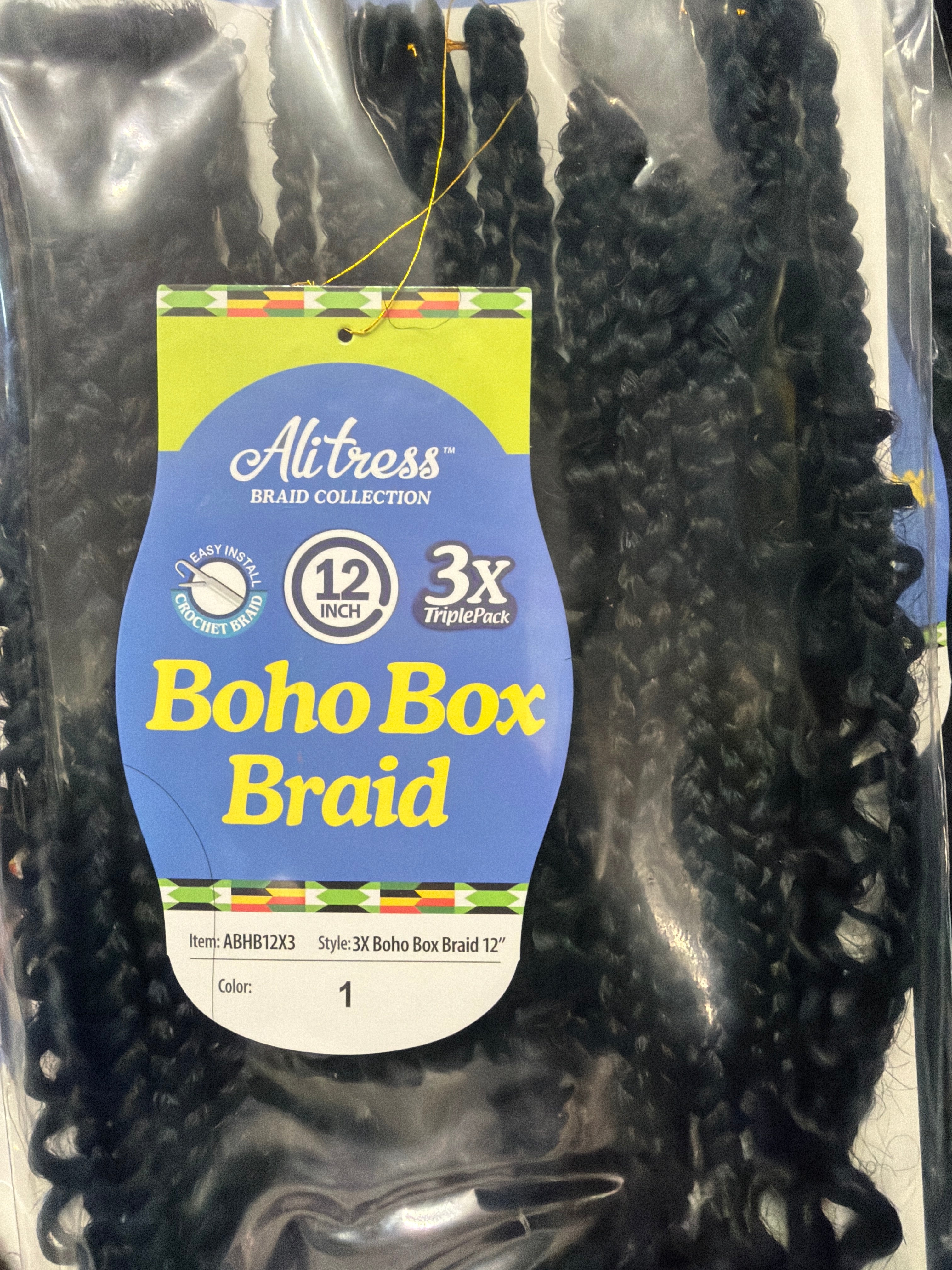 Alitress Boho Box Braid 12"
