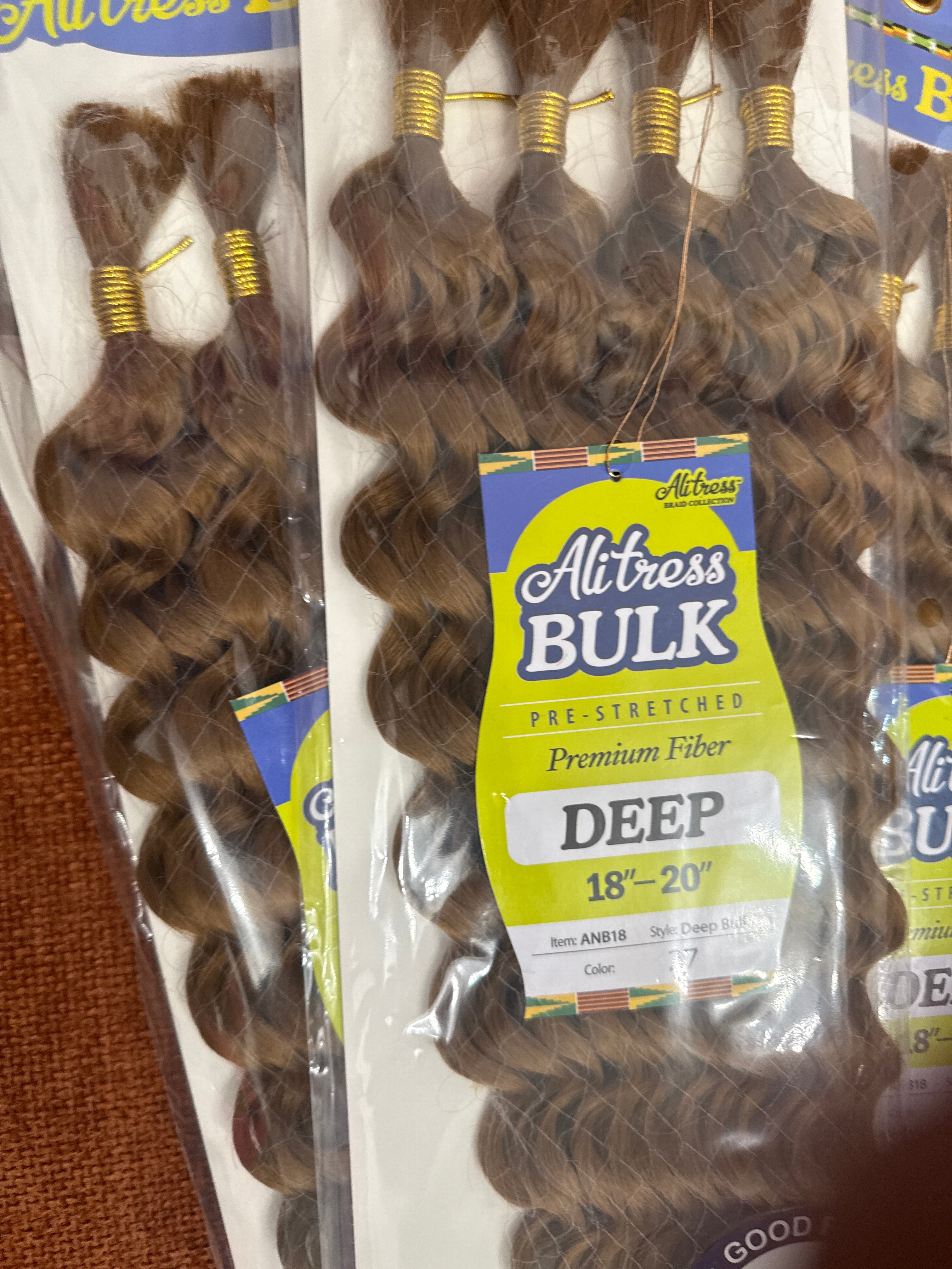 Alitress Bulk Deep Wave Hair