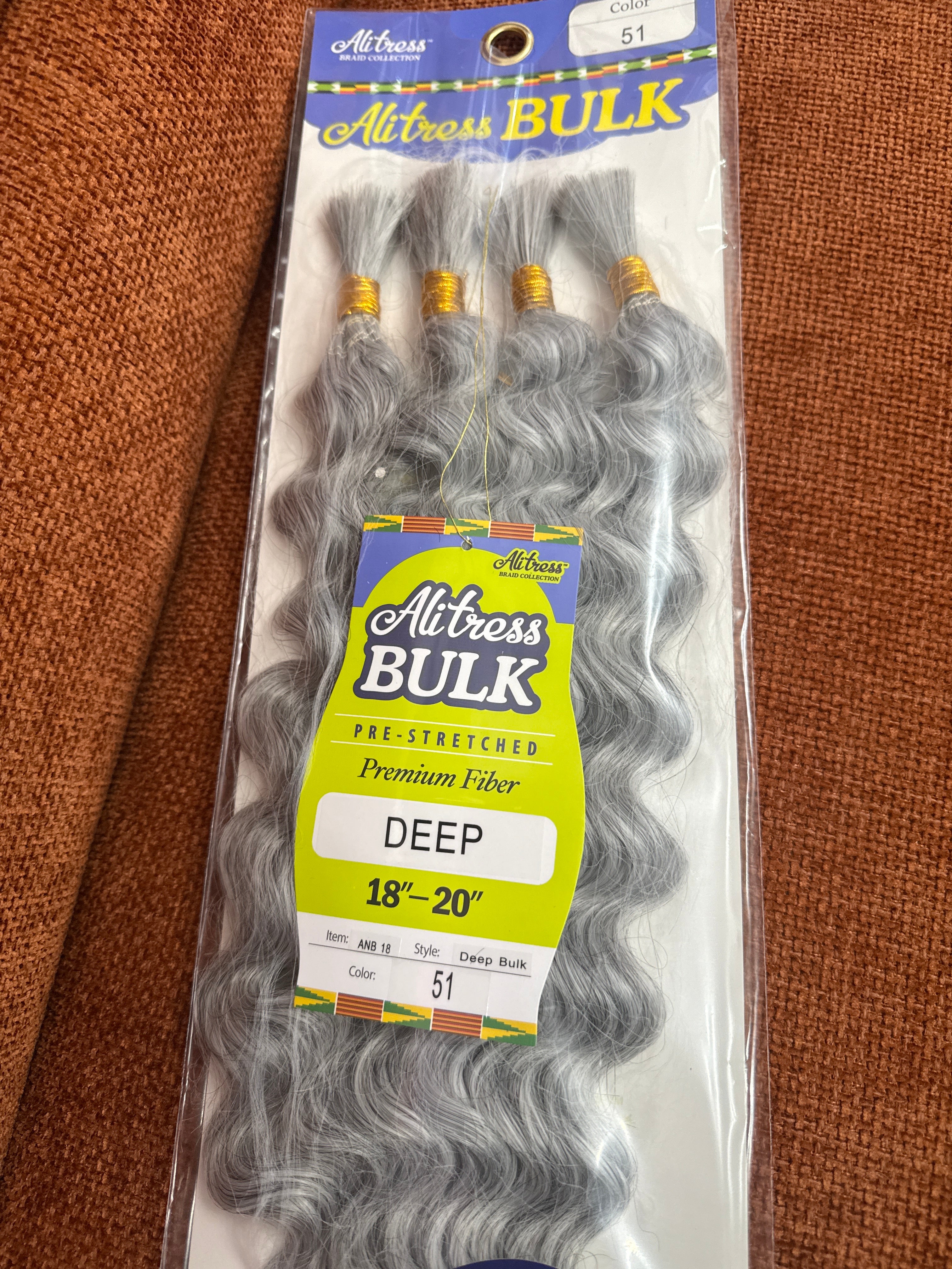 Altress Pre-Stretched Deep Bulk Hair