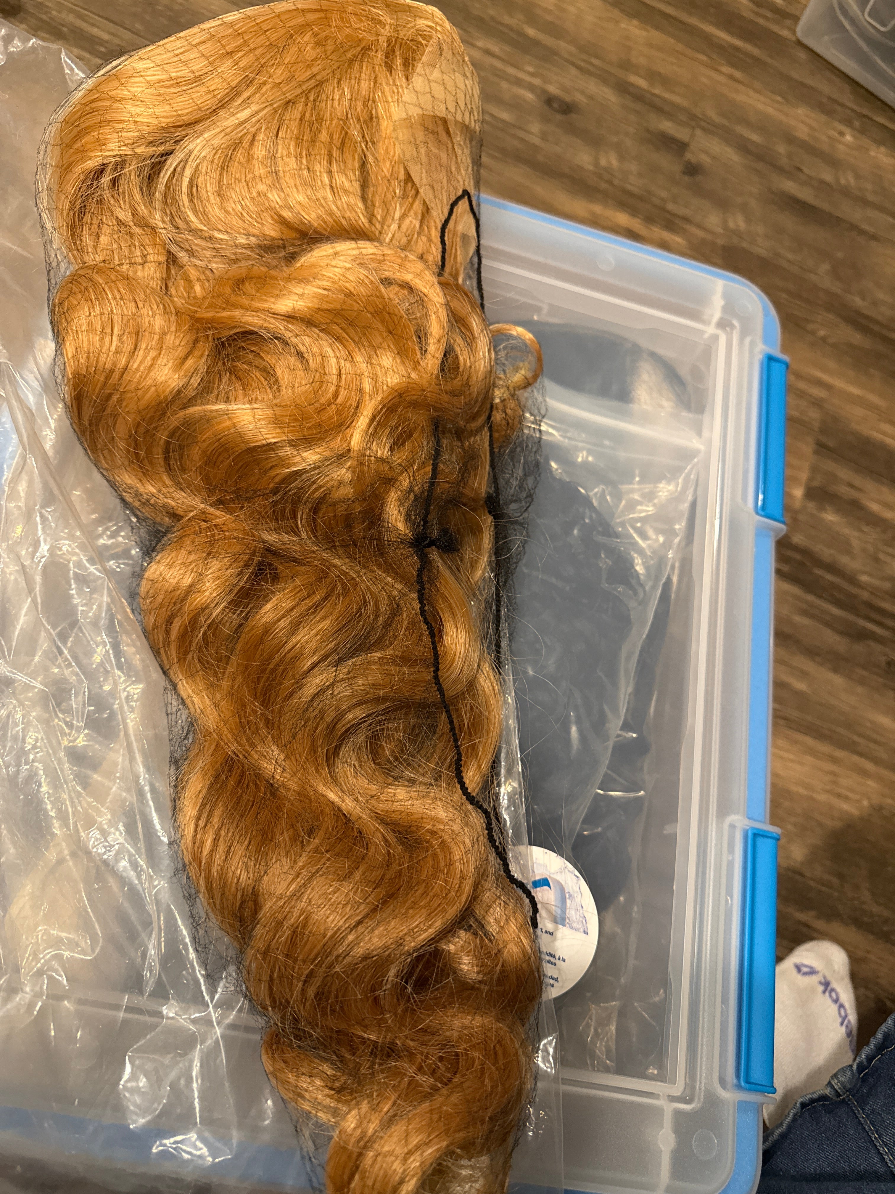 Copper Blonde Lace Front Wig