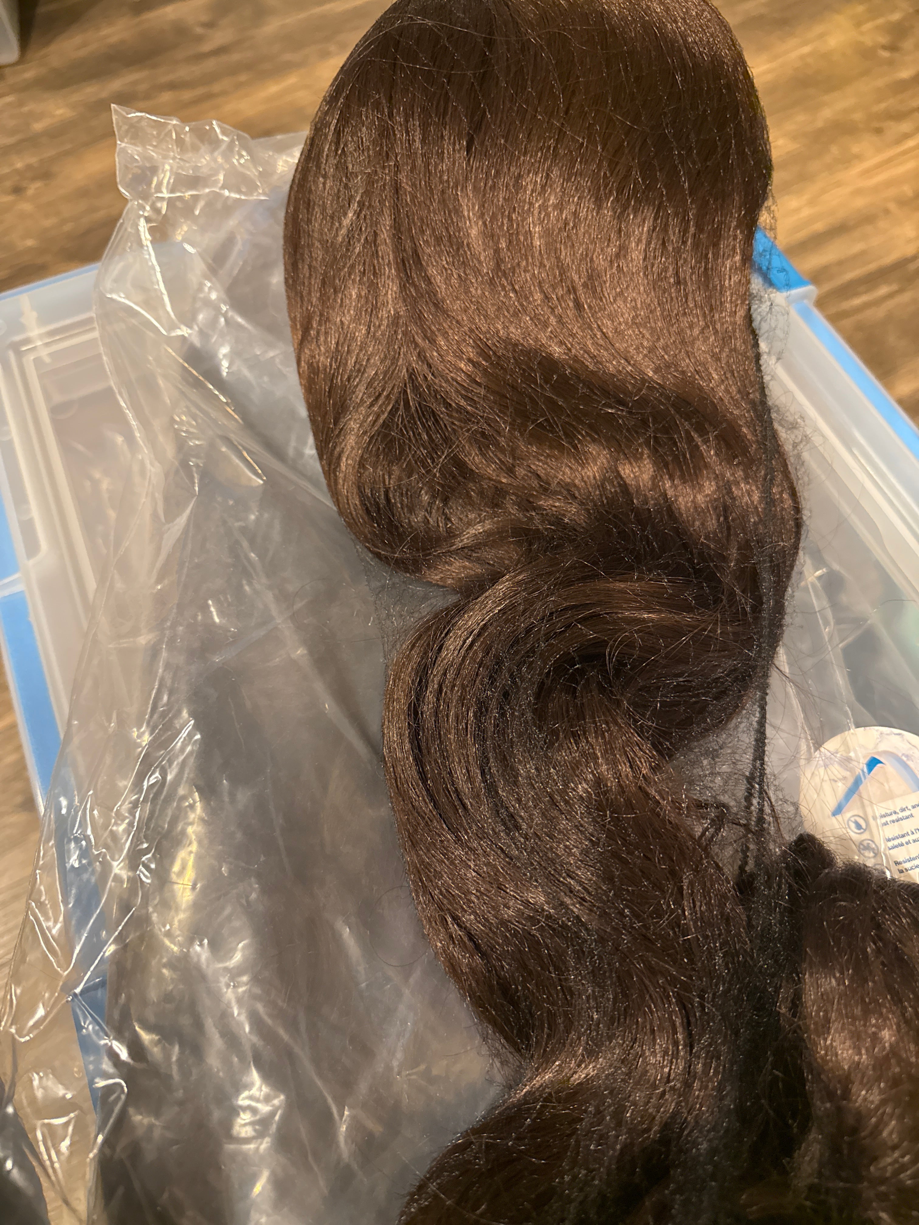 Dark Brown Wavy Hair Wig