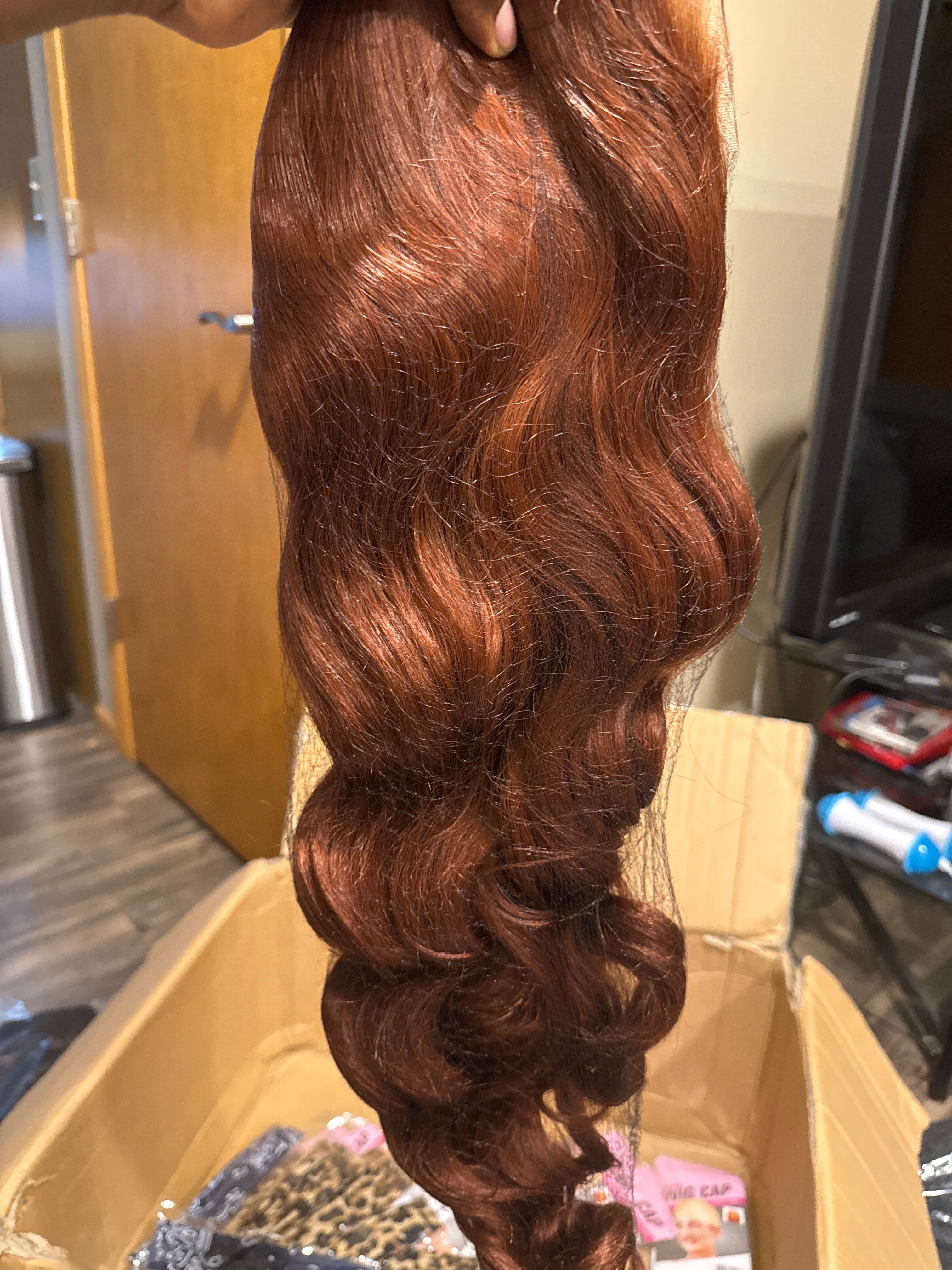 Wavy Ginger Hair Extension