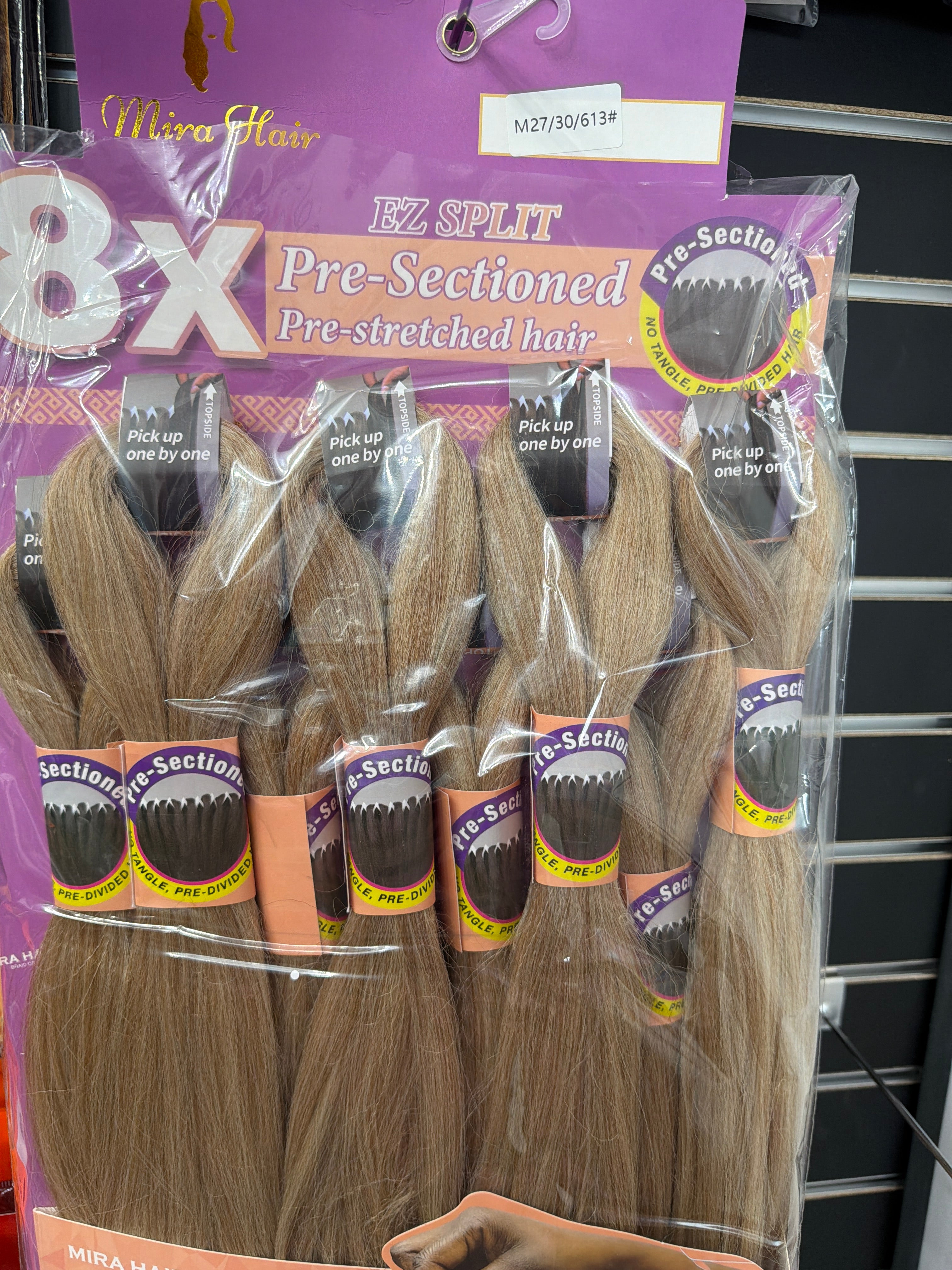 Mira Hair Pre-Sectioned Braiding Hair 8x 52 in M27/27/30/613