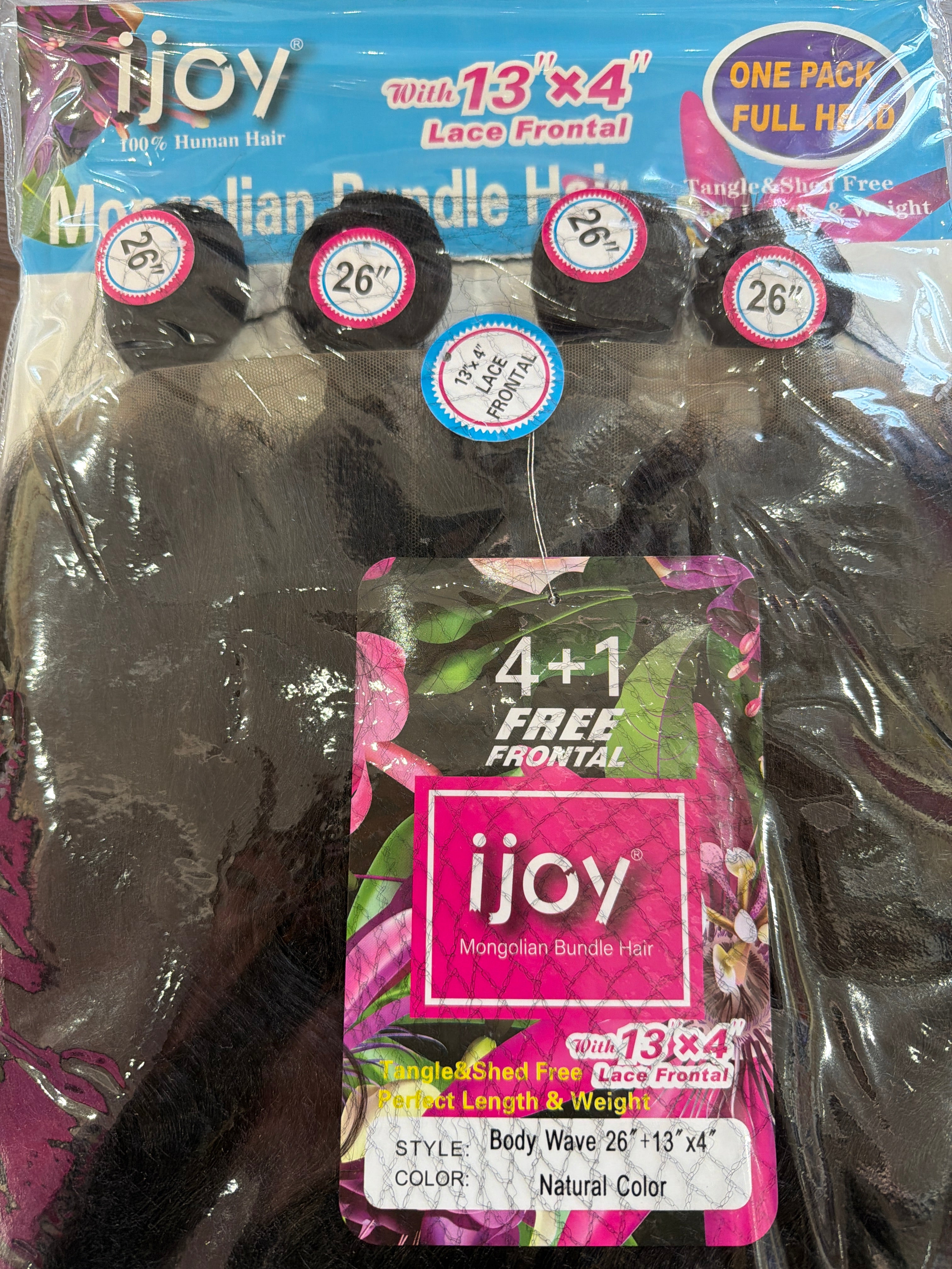 IJOY Mongolian Body Wave Hair (H0060K) 26 in