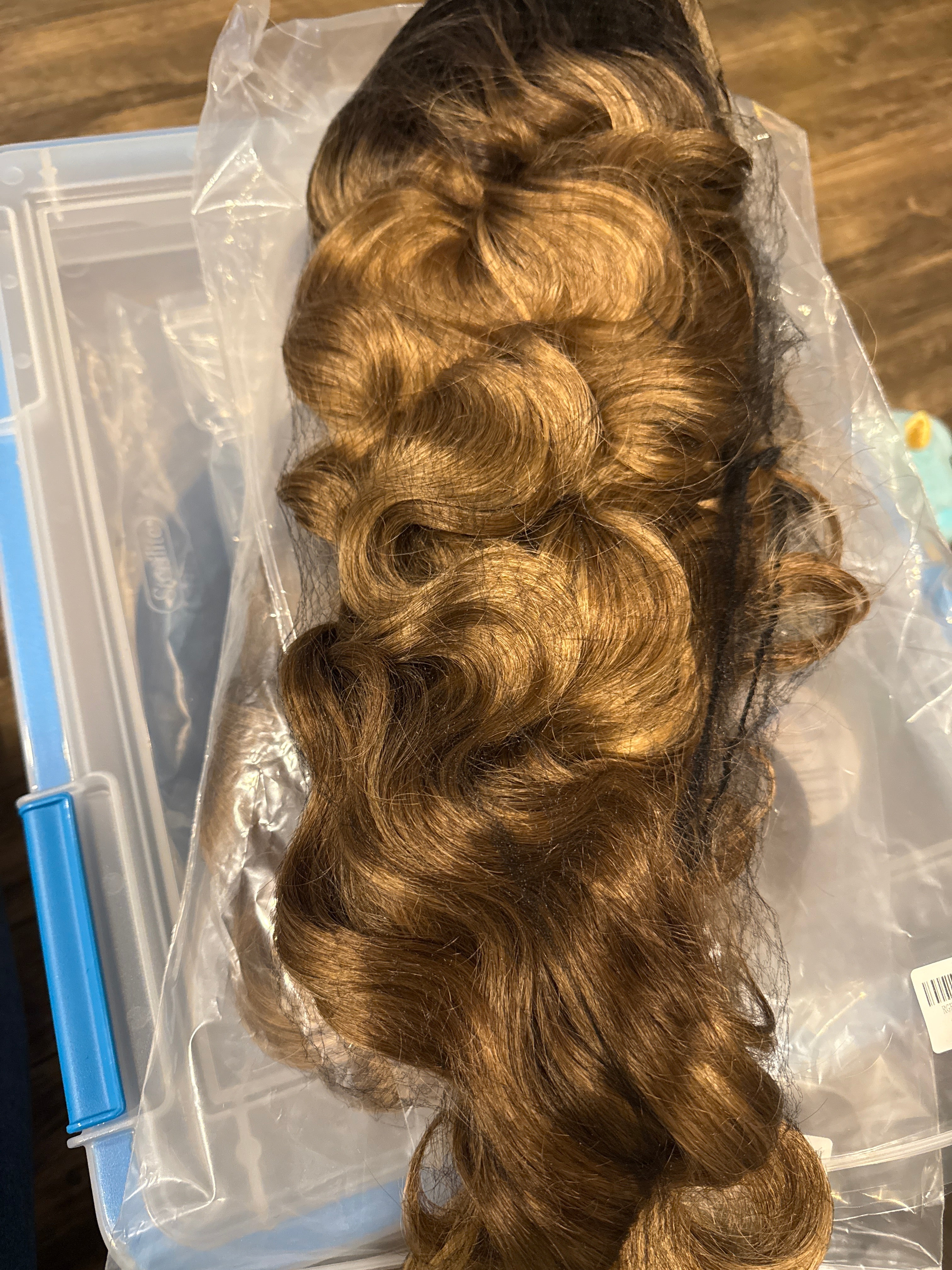 Blonde Wavy Lace Front Wig