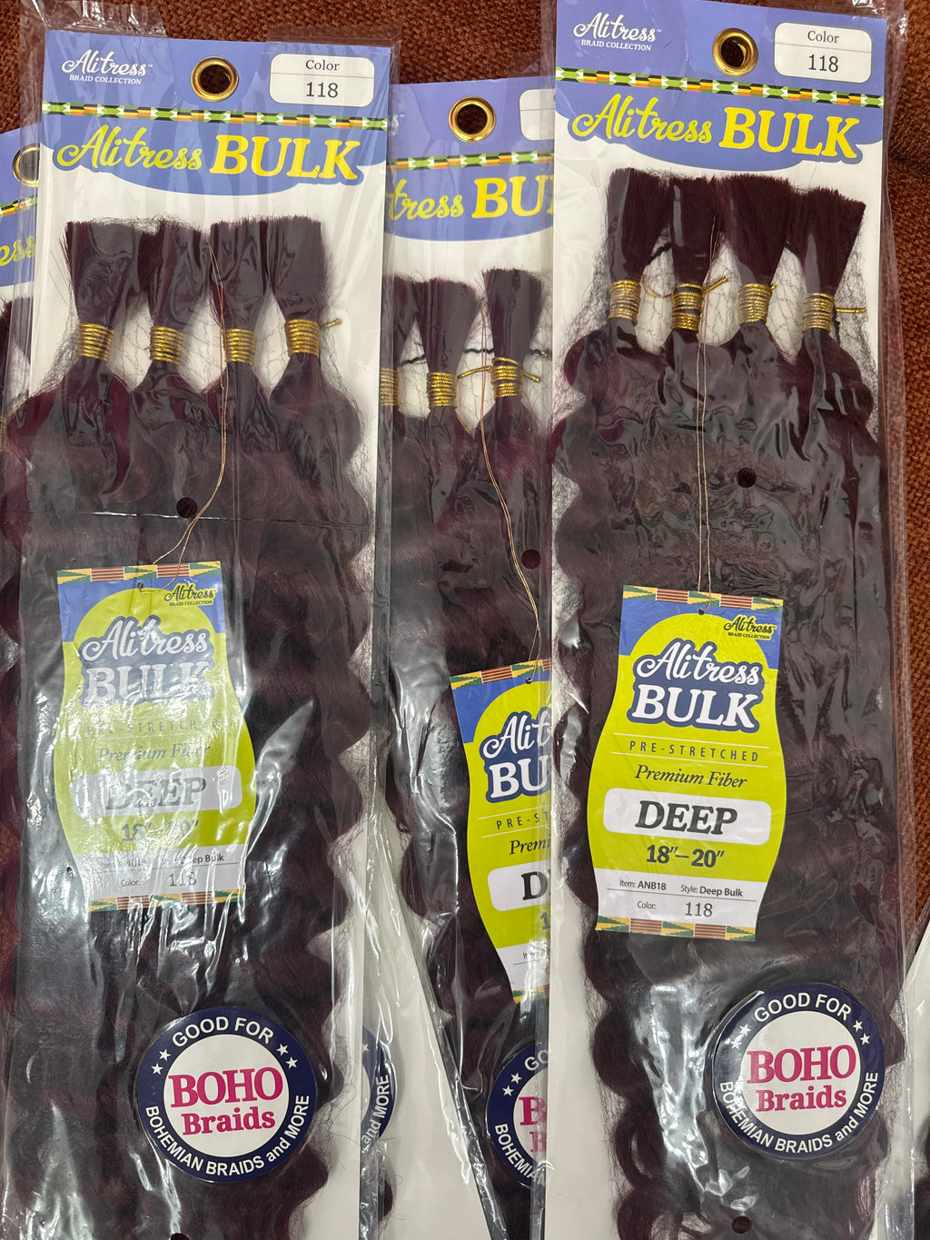 Alitress Bulk Premium Hair 18-20"