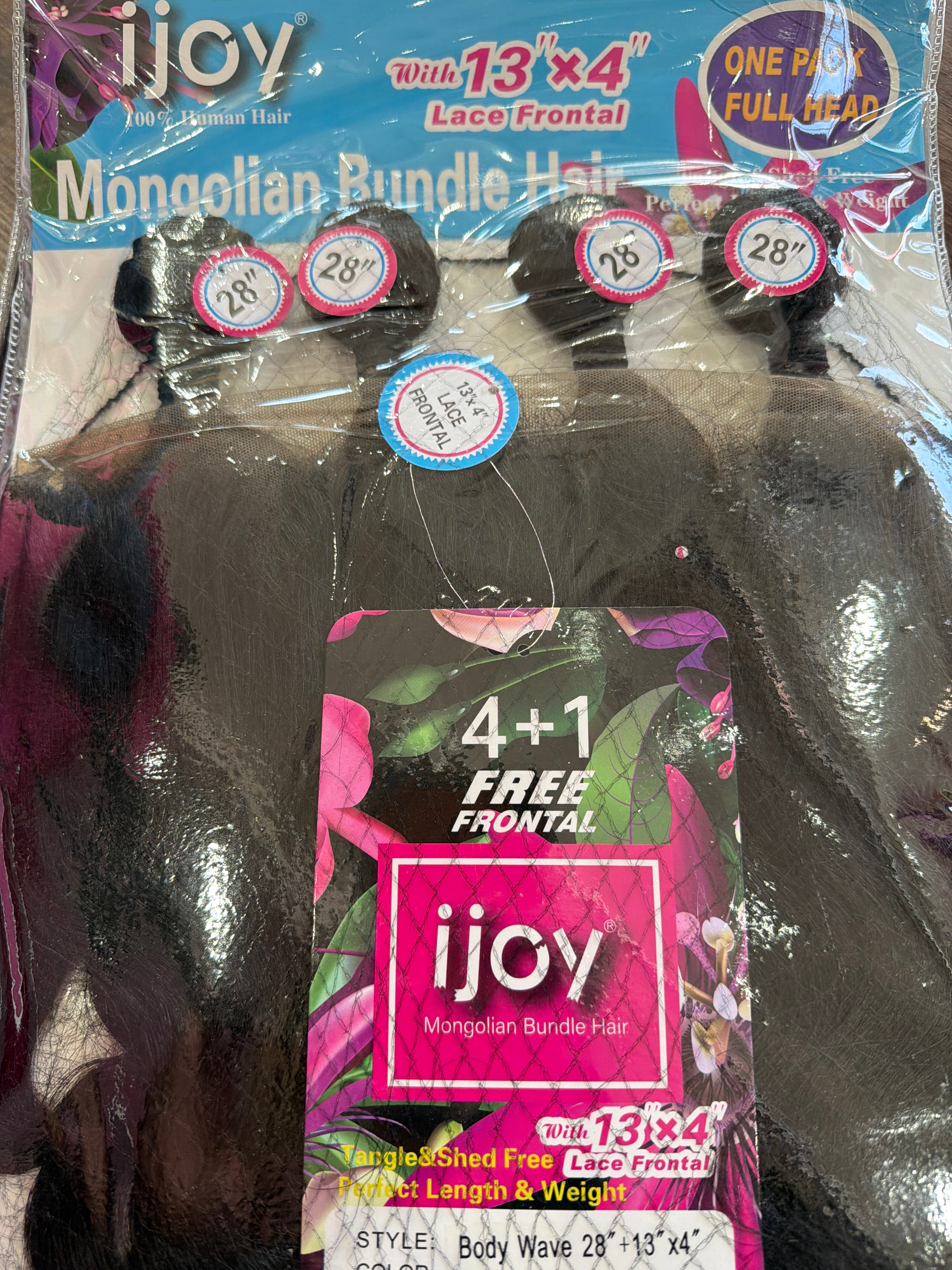 ijoy Mongolian Body Wave Hair Bundle (H005XV)  28-inch