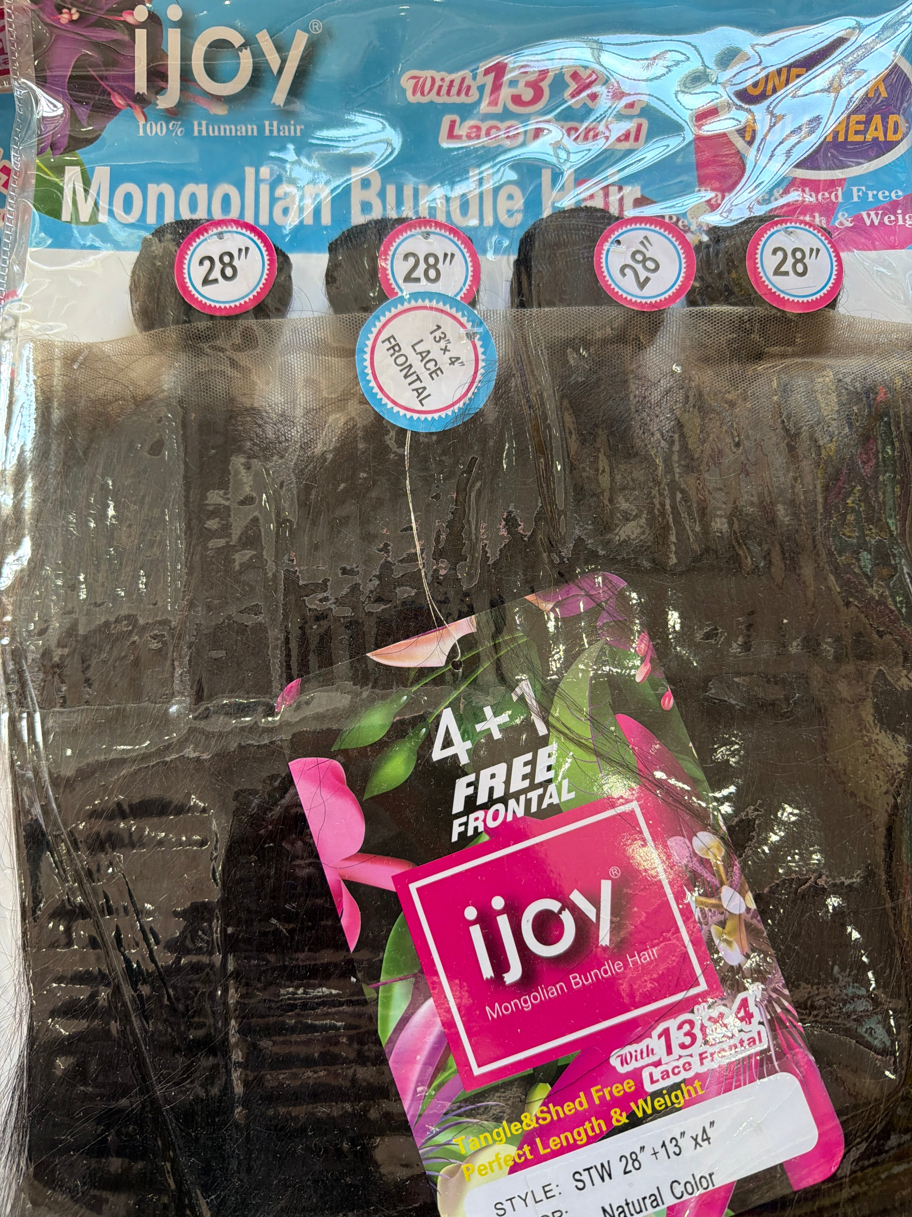 ijoy Mongolian 28" Hair Bundle( H005Z0) Straight