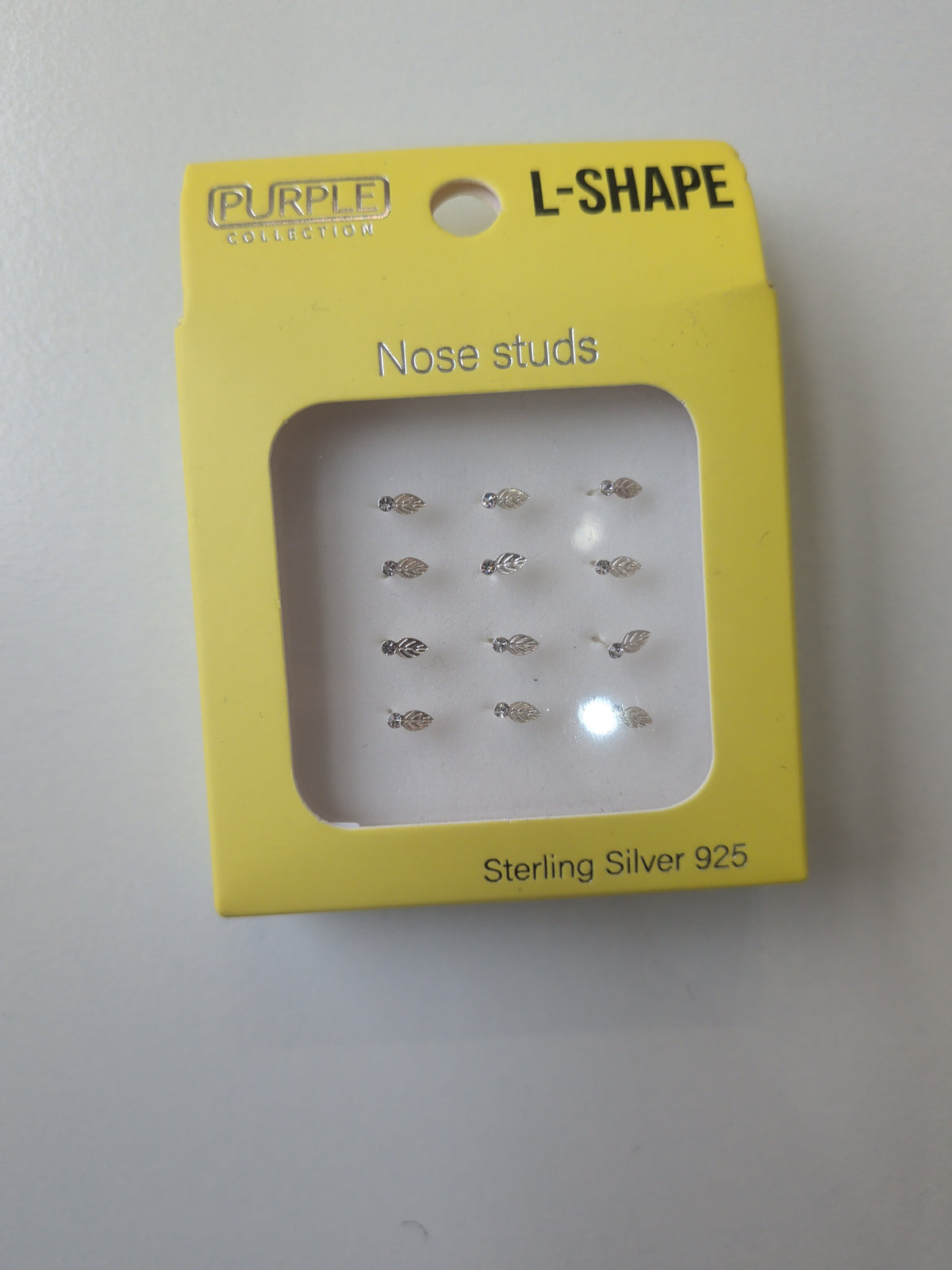 Purple Collection Sterling Nose Studs