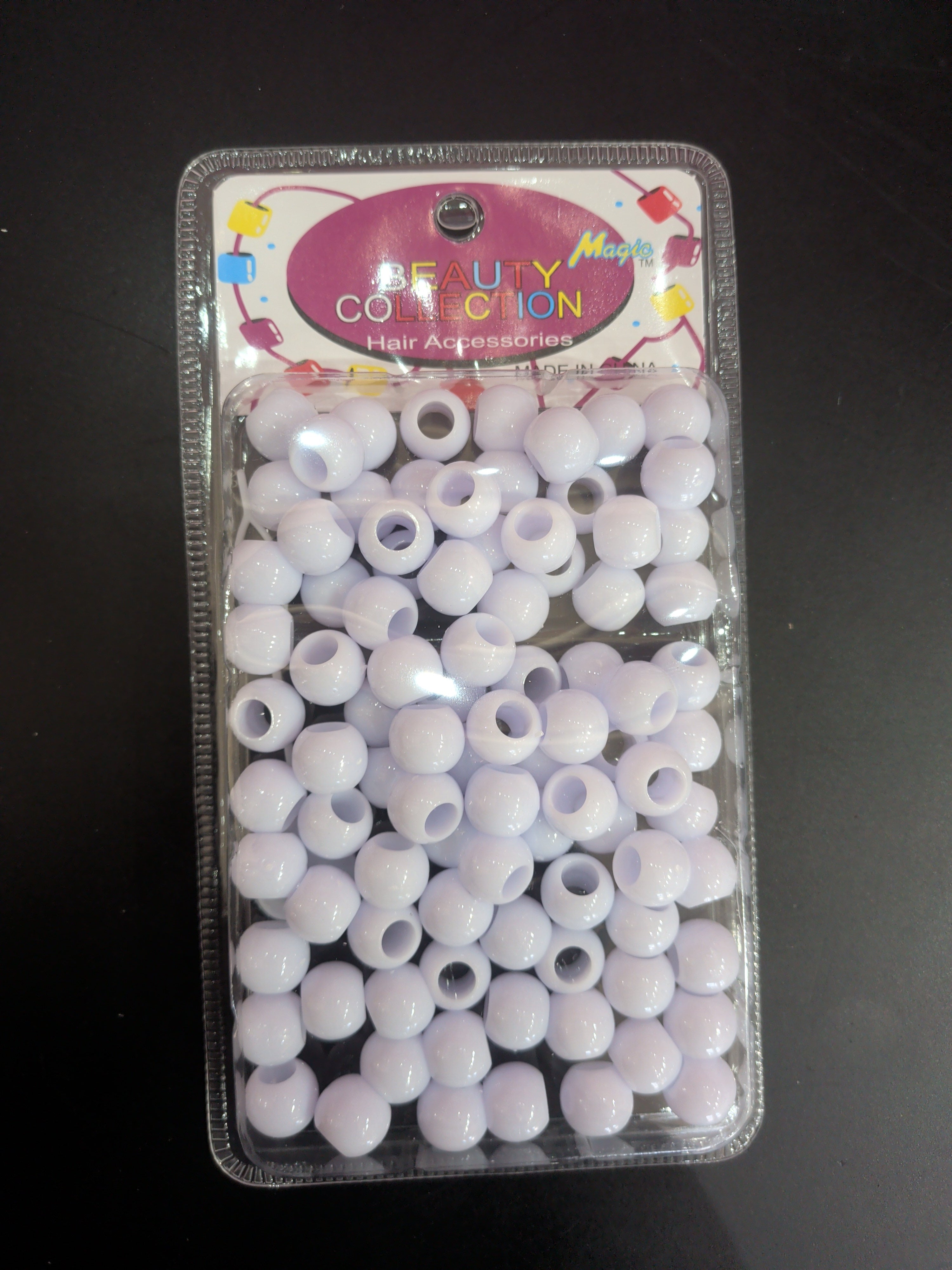 Beauty collection beads white