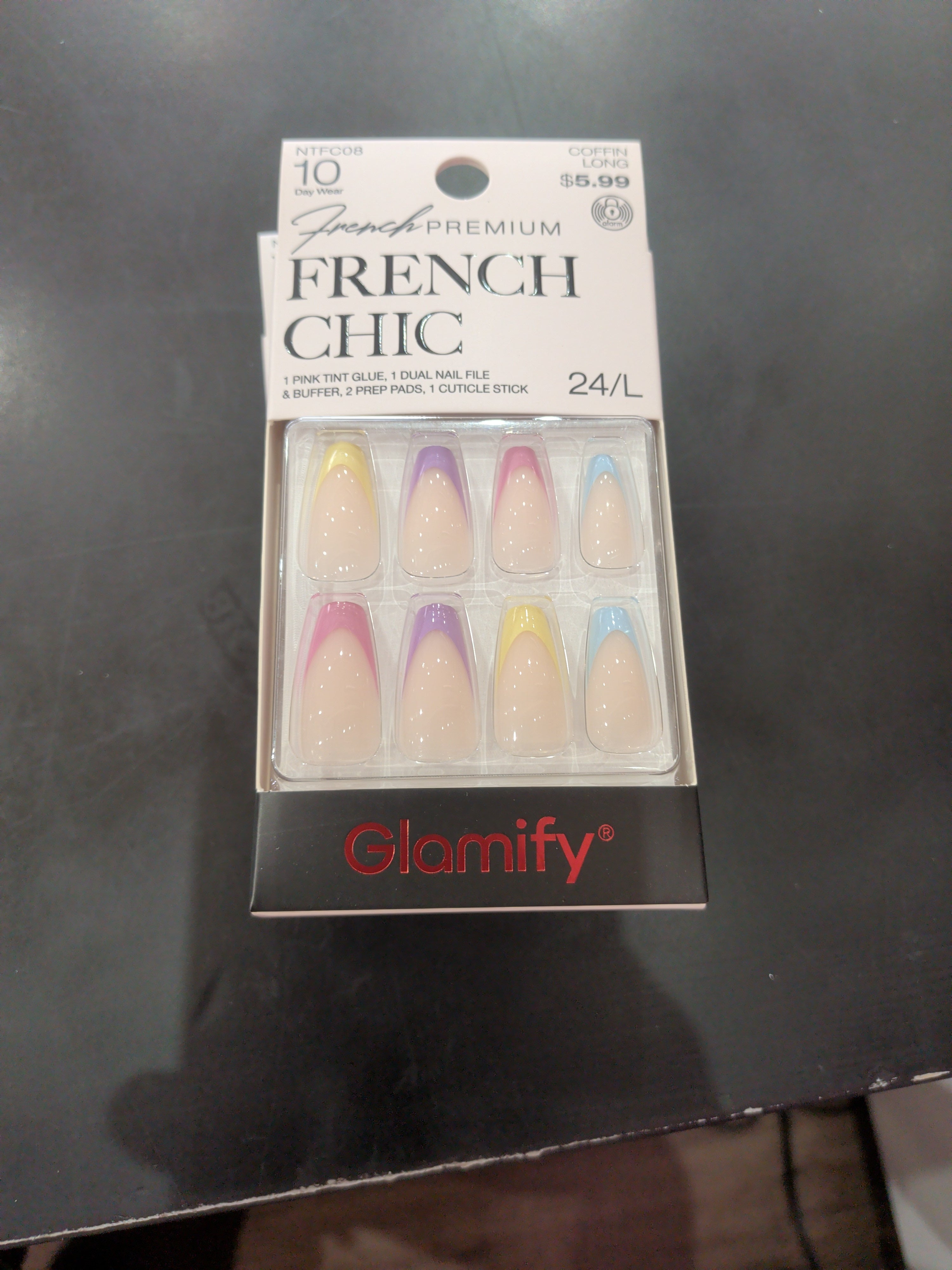 French premium coffin nails