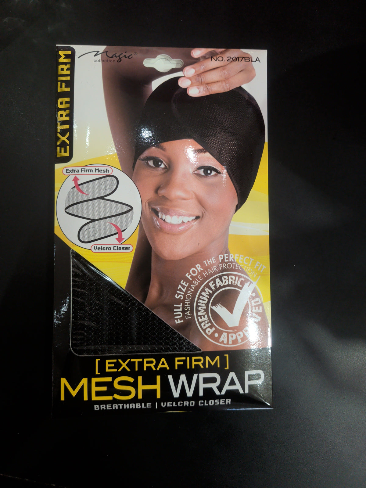 Magic Extra Firm Mesh Wrap Black