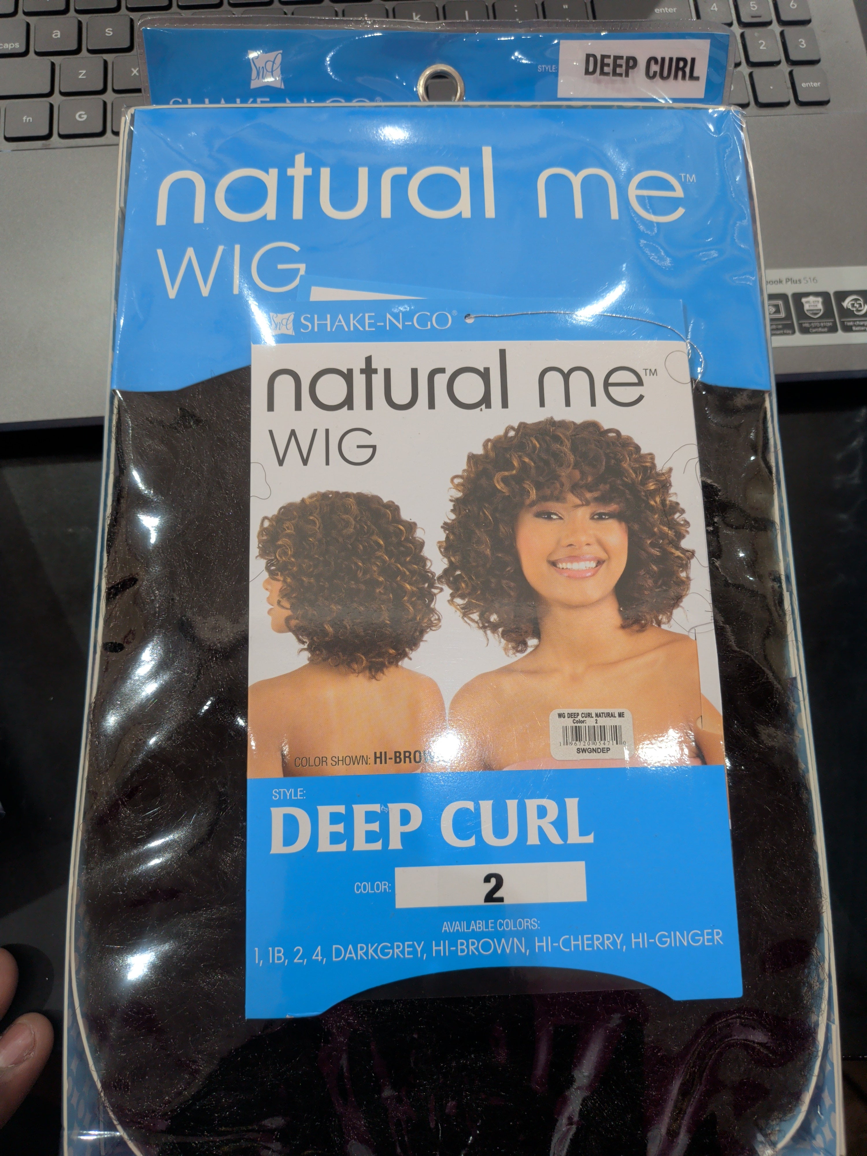 Natural me wig deep curl #2