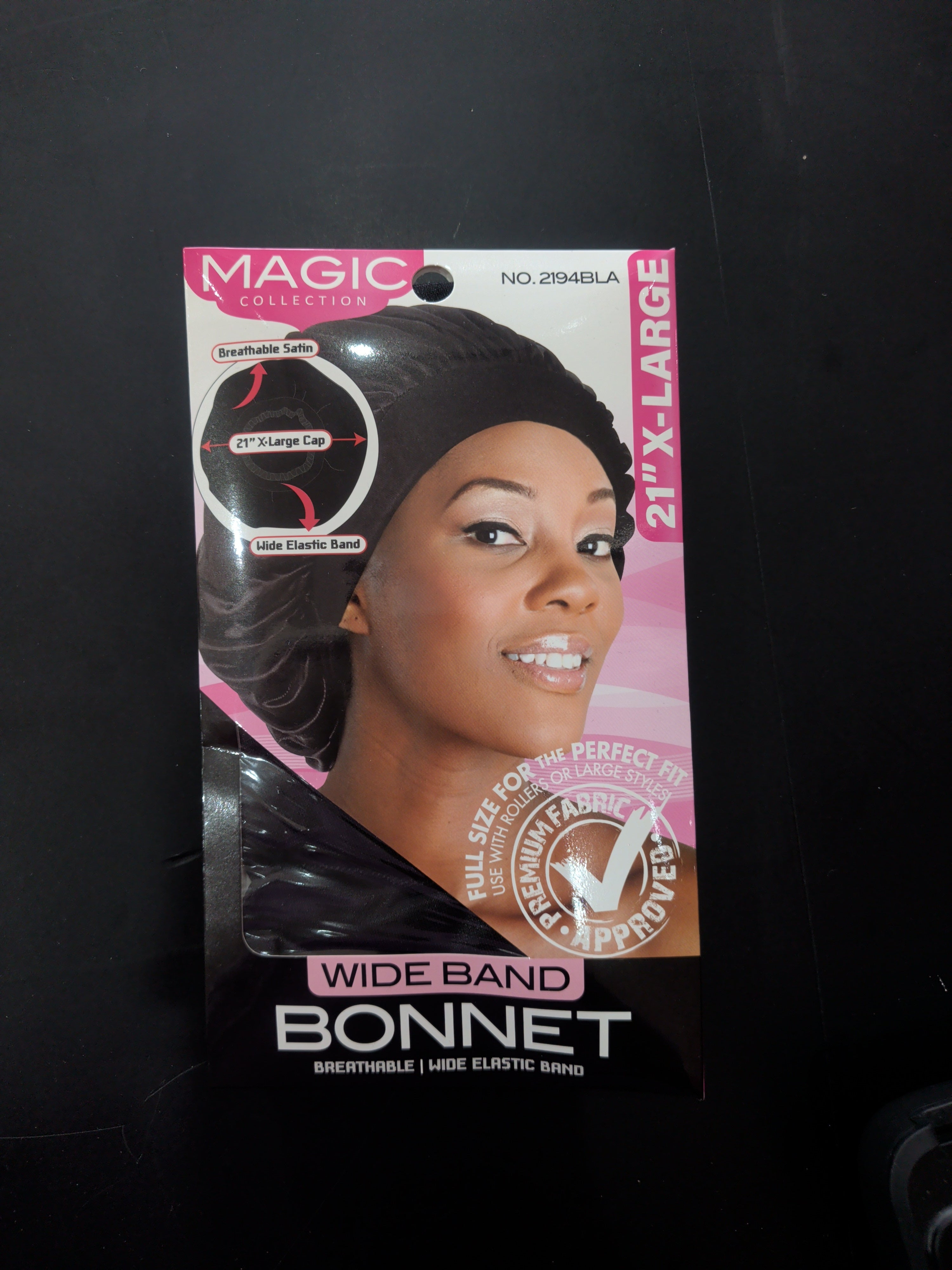 Magic collection Wide Bonnet Black